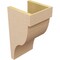 Ekena Millwork 8"W x 8"D x 16"H Wide Garner Rough Cedar Woodgrain TimberThane Corbel, Primed Tan CORUR08X08X16GARRCPR - alternate 4